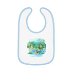 Baby Contrast Trim Jersey Bib