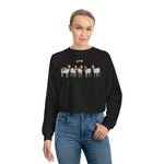 Goat Parade Women's Cropped Fleece Pullover