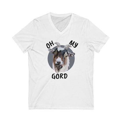 Oh My Gord(y) Jersey Short Sleeve V-Neck Tee