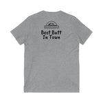 Best Butt in Town Jersey Short Sleeve Women's V-Neck Tee