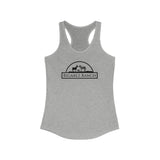 Women's Ideal Racerback Logo Tank