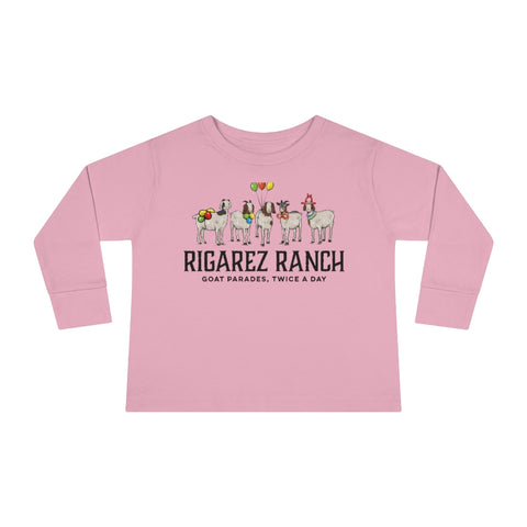 Toddler Long Sleeve Tee Goat Parade